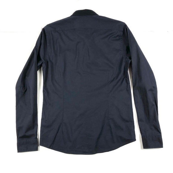 Scotch & Soda Men’s Slim Fit Navy Black Shirt Sz M - Picture 5 of 5